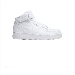 White air force 1 mid